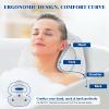 Bath Pillows for Tub, Afitton Luxury Bath Pillow Bathtub Pillow Headrest Neck and Back Support - with 4D Air Mesh Fabric & 6 Powerful Suction Cups, Ergonomic Bath Accessories Spa Gifts for Women Men view 2