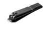 1PC Black Nail Clippers Stainless Steel Nail Cutter Thick Scissor Plier Toenail Fingernail Professional Manicure Trimmer NailArt,Small Oblique Mouth view 1
