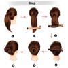 1PC Donut Bun Maker French Twist Hair Bun Maker Hair Fold Wrap Band Accessory Diy Styling Tool For Women Girls(Light Brown) accessories for women accessories f view 4
