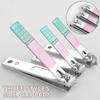 7/12/18 Pieces Nail Clippers, Rainbow Manicure Set, Stainless Steel Pedicure Set, Nail Scissors,Colorful 7 in 1 view 3