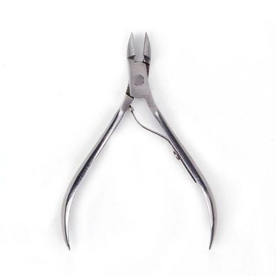 1Pc Stainless Steel Nail Cuticle Scissors Nipper Clipper Manicure Pedicure Tools Golden Handle Scissor Art Too,Silver