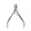 1Pc Stainless Steel Nail Cuticle Scissors Nipper Clipper Manicure Pedicure Tools Golden Handle Scissor Art Too,Silver view 1