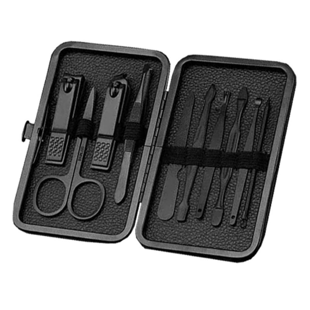 10 pcs Manicure Cutters Nail Clipper Set Household Stainless Steel Ear Spoon Pedicure Scissors Tool for Beauty,10pcs