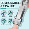1PC Professional Nail Clippers Carbon Steel Nail Cutter Black Sliver Repair Finger Toe Tools Finger Toe Scissors,Silver view 4