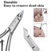 Steel Nail Cuticle Nipper Manicure Scissors Remove Tool Nails Trimmer,D,02C view 2