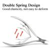 Steel Nail Cuticle Nipper Manicure Scissors Remove Tool Nails Trimmer,D,02C view 3