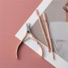 3Pcs/Set Nail Tools Pushers Romover Rose Gold Cuticle Nippers Scissors Stainless Steel Nail Art Manicure Accessory,Colorful view 2