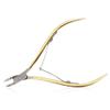3Pcs/Set Nail Tools Pushers Romover Rose Gold Cuticle Nippers Scissors Stainless Steel Nail Art Manicure Accessory,Rose Gold view 1