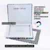 Fillwie Empty Magnetic Makeup Palette with Mirror, Spatula, 20 Metal Stickers, Suitable for Eyeshadow Lipstick Blush Powder Highlighter and Contour, DIY Refillable, Holographic Stripes (Black, Medium) view 2