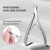 1Pcs Nail Art Cuticle Scissor Nippers Clipper Remover Cut Plier Manicure Stainless Steel Trimming Pedicure Care Tools,Cuticle Scissors view 3