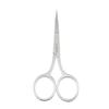 1PC Nails Art Scissor Makeup Eyebrow Eyelash Trimmer Facial Hair Remover Manicure Scissor Nail Cuticle Tool Accessories Scissors,Silver view 1