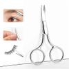 1PC Nails Art Scissor Makeup Eyebrow Eyelash Trimmer Facial Hair Remover Manicure Scissor Nail Cuticle Tool Accessories Scissors,Silver view 3