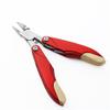 Folded Cuticle Nippers Nail Manicure Pedicure Stainless Steel Cutters Tool Cuticle Scissors Clippers Trimmer Remover,GJ,YZQ,Red view 1