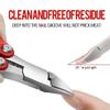 Folded Cuticle Nippers Nail Manicure Pedicure Stainless Steel Cutters Tool Cuticle Scissors Clippers Trimmer Remover,GJ,YZQ,Red view 4