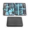 10/20/36 Pcs Manicure Set Nail Clippers Kit Pedicure Care Tools Stainless Steel Women Grooming Kit for Travel,Blue 36 Pcs Set view 1