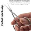 1/2/3/5Pcs Cuticle Scissors Professional Manicure Small Scissors Remover for Nails Art Stainless Steel Cuticle Cutter,F33,1pcs view 2