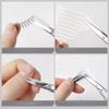 Cuticle Scissors Eyebrow Trimmer Curved Nail Clippers Cuticle Remover Professional Manicure Tools,b view 2