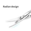 Cuticle Scissors Eyebrow Trimmer Curved Nail Clippers Cuticle Remover Professional Manicure Tools,b view 3