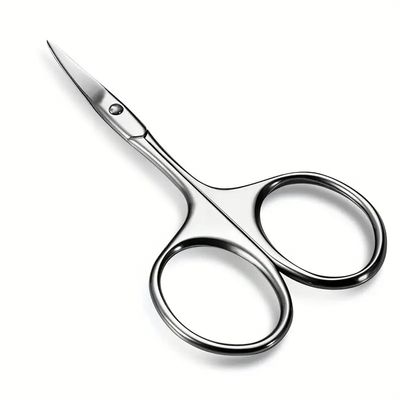 1pcs Professional Stainless Steel Eyebrow and Cuticle Scissors for Manicure, Hair Removal, and Facial Hair Trimming,Eyebrow Scissors