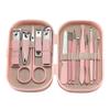 14-Piece Stainless Steel Nail Clipper Set for Home use, Dedicated for Manicure and Pedicure, Including Nail Clippers, Ear Picks,Pink view 1