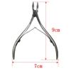 3pcs/Set Stainless Steel Nail Art Cutter Scissor 2 Ways Cuticle Clipper Pusher Remover Kit Manicure Pedicure Tools,C503,1pcs view 2