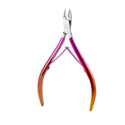 1Pc Stainless Steel Nail Cuticle Gradient Nipper Manicure Scissors Rainbow Metal Remover Care Pusher Pedicure Pliers,Nail Cuticle A03
