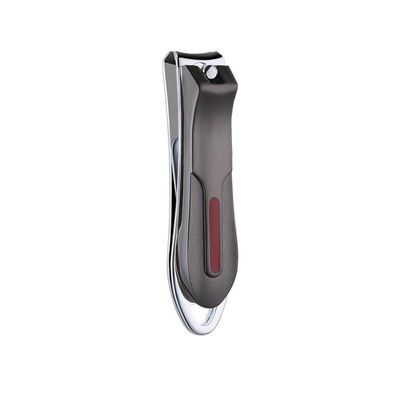 1pcs Professional Stainless Steel Nail Clipper Cutter Toenail Cutting Machine Trimmer Pedicure Scissors Manicure Files,Black