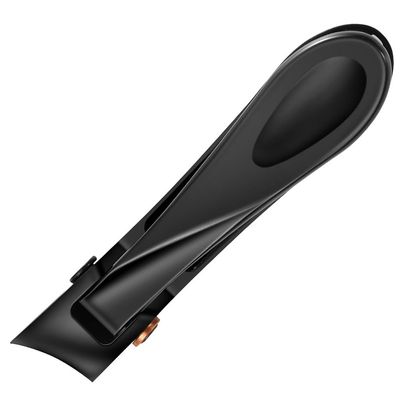 1pcs Toe Nail Clippers for Men Thick Ingrown Toenails Large Wide Jaw Opening Slanted Long Handle No Splash Fingernail Clipper,Black