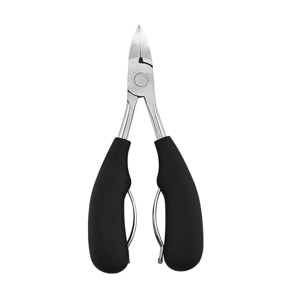 1Pc Blue Beauty Sharp Curved Remover Nail Scissors Manicure Toes Pliers Trimming Nail Clipper Nipper,Black