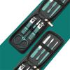 6Pcs Portable Household Manicure Sets Pedicure Tools Nail Clipper Personal Care Kits Eyebrow Scissors Earpick Black Blue Green,01 view 2