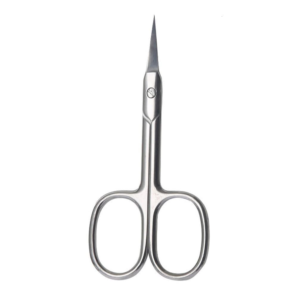 1-8pc Manicure Scissors Cuticle Regrowth Cut Curved Tip Nail Cut Grooming Professional Stainless Steel Remover,1pc