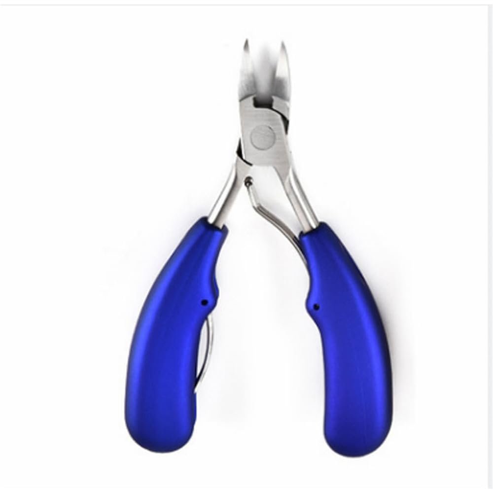 1PC Double Spring Nail Scissor Fingernail & Toenail Cuticle Nipper Trimming Cutter Plier Nail Clipper Tool,06