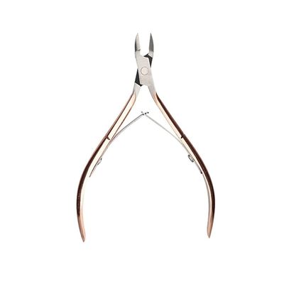1Pc Stainless Steel Nail Cuticle Gradient Nipper Manicure Scissors Rainbow Metal Remover Care Pusher Pedicure Pliers,Nail Cuticle B03