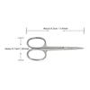 1pc Small Nail Tools Cuticle Eyebrow Nose Hair Scissors Straight Curved Tip Stainless Steel Manicure Scissors,Type 3 view 2