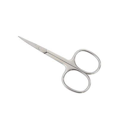 1pc Small Nail Tools Cuticle Eyebrow Nose Hair Scissors Straight Curved Tip Stainless Steel Manicure Scissors,Type 2