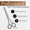 Facn Hair Thinning Scissors - Professional Hair Scissors 6.5" Razor Edge Barber Shears Salon Hair Texturizing Shears - Japanese Stainless Steel - Precision Thinning Premium Shear for Salon & Home Use view 2