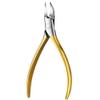 1pc Stainless Steel Eagle Beak Nail Clipper Trimming Nails Built in Spring Nail Cutter Fingernail Toenail Clipper Pedicure Tool,Gold view 1