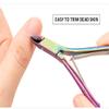 Stainless Steel Rainbow Nail Art Nippers Remover Cuticle Scissors Manicure Clipper Trimmer Finger Pedicure Plier Tools,991 view 2