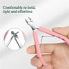 3Pcs/Set Professional Stainless Steel Nail Cutter Scissor Nippers Muti Function Cuticle Pusher Remover Nail Care Manicure Kits,A07 view 3