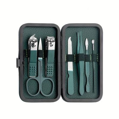 7/13/24pcs Manicure Tool Set, Cuticle Nippers and Cutter Kit, Professional Nail Clippers Pedicure Kit, Nail Art Tools,7PCS