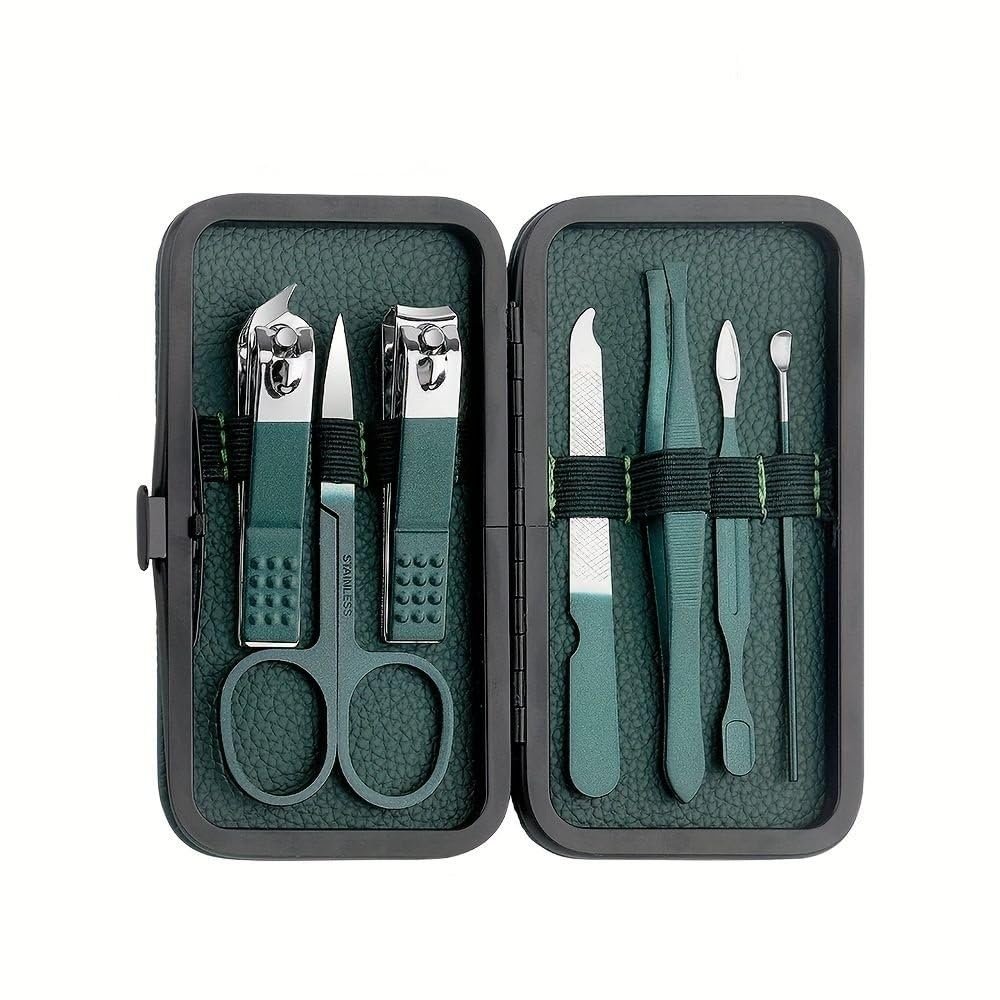 7/13/24pcs Manicure Tool Set, Cuticle Nippers and Cutter Kit, Professional Nail Clippers Pedicure Kit, Nail Art Tools,7PCS