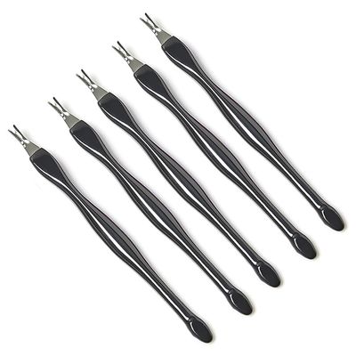 5PCS/Set Remover Nail Art Fork Cuticle Remover Nipper Pusher Trimmer Stainless Steel Pedicure Nails Care Nail Tools,AQ16692