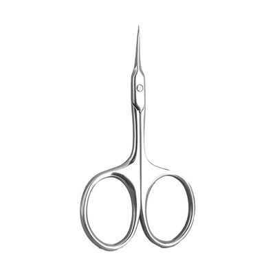 1Pcs Cuticle Scissors Manicure Nail Tools Stainless Curved Blade Eyebrow Eyelash Dry Skin Multi-Purpose Small Scissors,Color