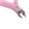 1 Pc Manicure Stainless Steel Scissors Nail Cuticle Clippers Plastic Handle,Purple view 2