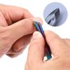 1PC Small Nail Cuticle Scissors Tweezers Mini Nail Clipper Cutter Trimmer for Finger &Toe Remove Pedicure Tools,Light Blue view 3
