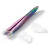 1PC Small Nail Cuticle Scissors Tweezers Mini Nail Clipper Cutter Trimmer for Finger &Toe Remove Pedicure Tools,Light Blue view 4