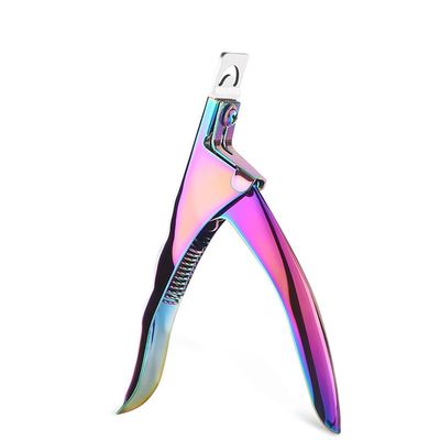 3 Color Nail Clippers False Nail Trimming Nippers Stainless Steel Trimmer DIY Manicure Tools,Colorful