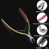 Cuticle Scissors Nail Cuticle Clippers Trimmer Remover Manicure Pedicure Cutter Professional Nail Art Tools,b,h view 2