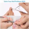 Cuticle Scissors Nail Cuticle Clippers Trimmer Remover Manicure Pedicure Cutter Professional Nail Art Tools,b,h view 3