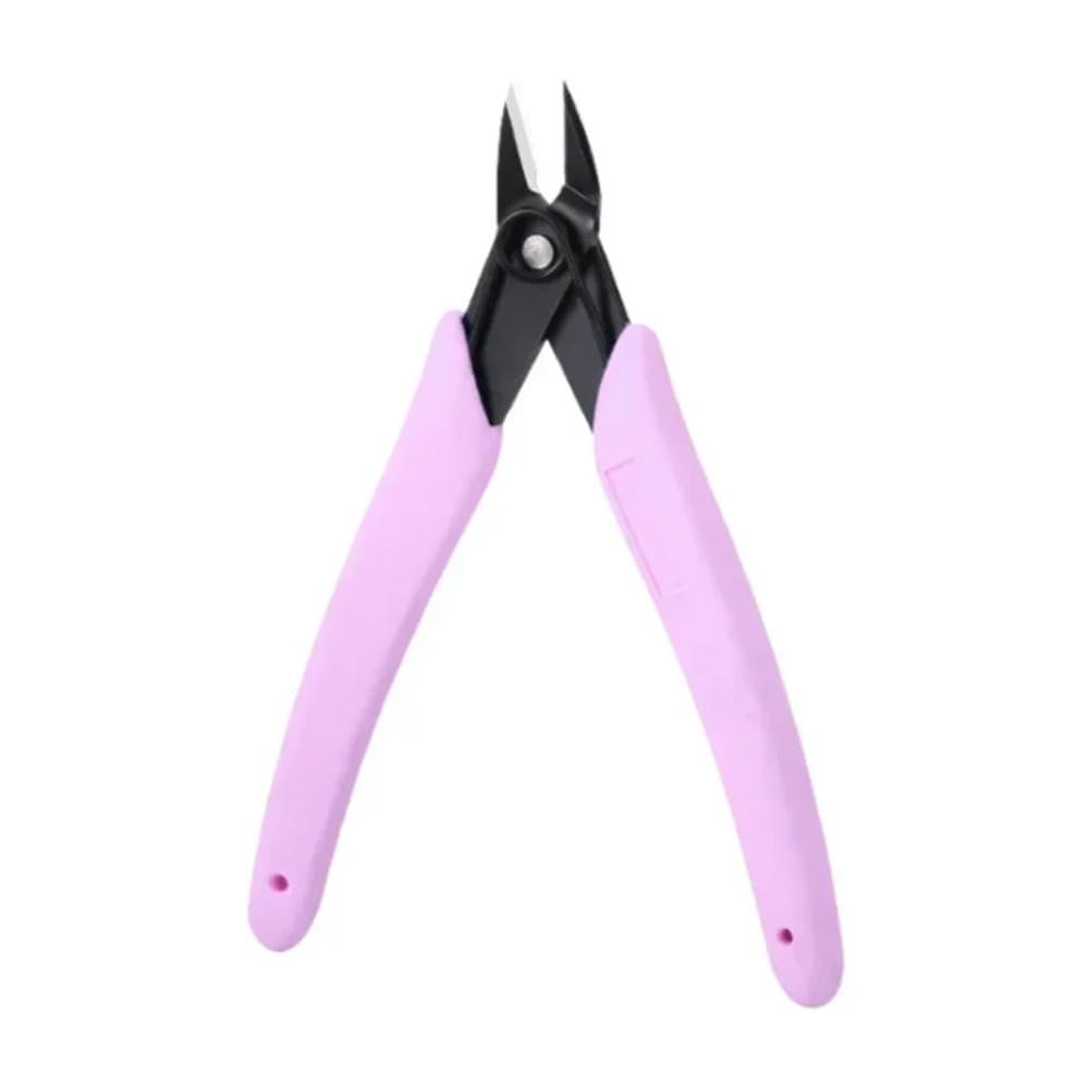 1pc Nail Drill Removal Pliers Stainless Steel Nail Art Clipper Chain Scissors Manicure Decoration Remover Cutter Pedicure Tools,Pink,C